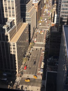 现代城市街道俯视图高清图片