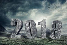 2018新年数字图片素材