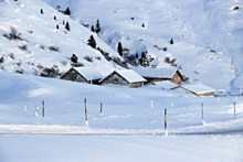 瑞士冬天雪景高清图