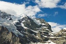 瑞士艾格峰雪山图片素材