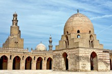 埃及清真寺圆顶建筑图片下载