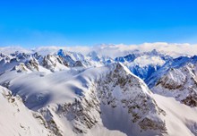 瑞士阿尔卑斯雪山风景高清图