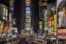 美国纽约时代广场夜景图片大全