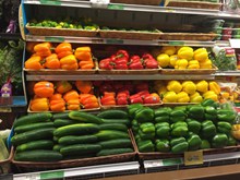超市营养蔬菜摄影高清图