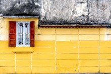 黄色墙面素材图片