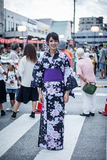 日本和服靓丽美女图片素材