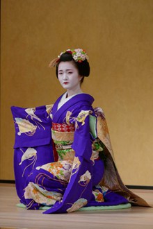 日本艺伎和服写真精美图片
