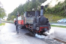 复古蒸汽火车图片素材