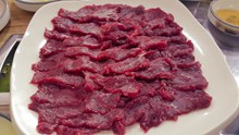 切片火锅牛肉图片素材