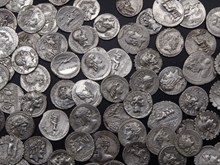 罗马硬币高清图片