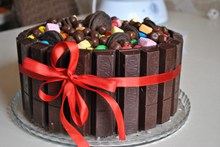 巧克力生日蛋糕素材图片下载