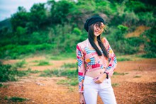 泰国美女野外人体模特摄影精美图片