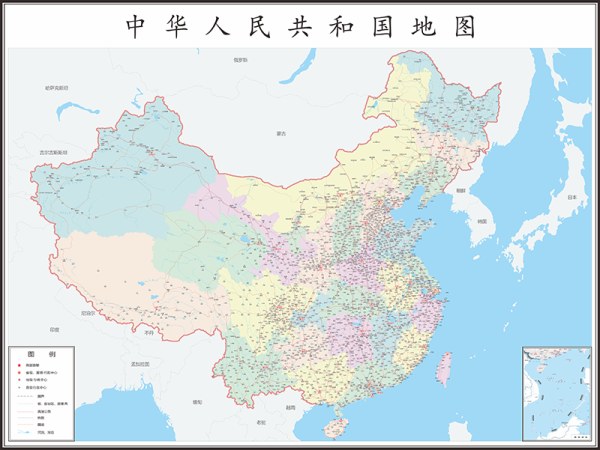 2015年中国地图图片素材