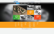 建筑公司网站模板PSD素材