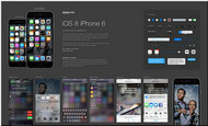 iOS8界面元素PSD素材