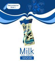牛奶广告PSD素材