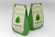 绿茶包装袋PSD素材