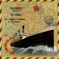 泰坦尼克号明信片PSD图片