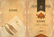 西餐菜谱封面PSD图片