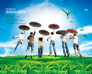 环保公益广告PSD图片