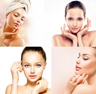 化妆品广告美女PSD图片