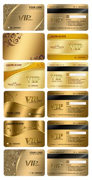 金属材质VIP卡PSD图片