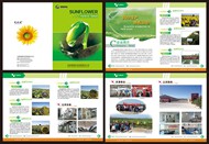 绿色种子企业画册PSD图片