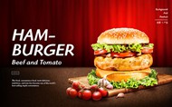 汉堡广告美食海报PSD图片