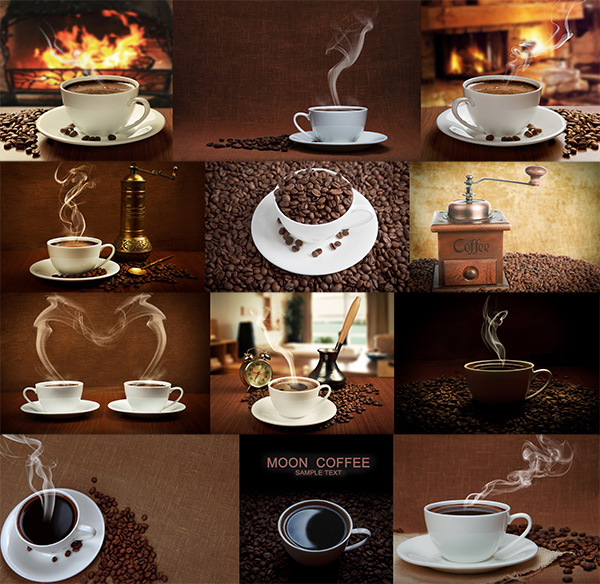 美味的咖啡PSD图片