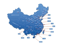 中国地图版图PSD图片