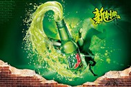 啤酒创意广告PSD图片