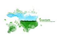 绿色环保海报PSD图片