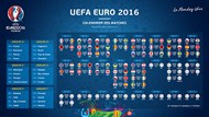 2016欧洲杯赛程表PSD图片
