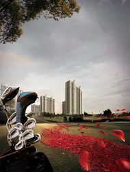 高尔夫球场海报PSD图片