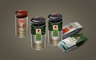 茶叶礼盒包装袋PSD图片