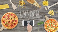 披萨订餐海报PSD图片
