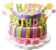 生日蛋糕PSD图片