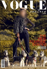 时尚杂志封面PSD图片