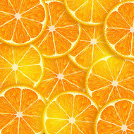 橙子切片矢量图