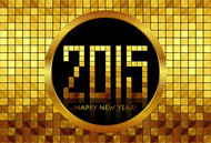 2015年新年背景矢量图