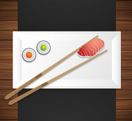 寿司日本料理矢量图片