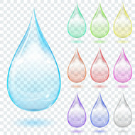 水元素矢量图片