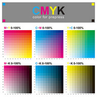 CMYK色谱设计矢量图片