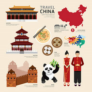 中国文化元素矢量图片