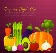卡通蔬菜设计矢量图片