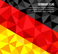 德国国旗背景矢量图片
