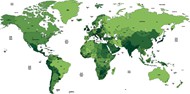 世界地图矢量图片