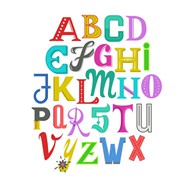英文字母艺术字矢量图片