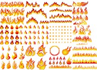 火焰设计矢量图片