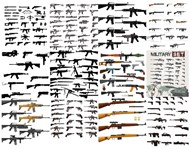 各种枪械武器矢量图片